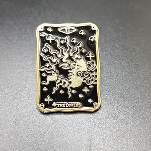 The lover's tarot card pin